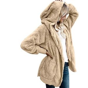 Tan fur jacket/cardigan